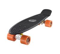 Ridge Skateboards 22" Mini Cruiser Skateboard, Nero/Arancione