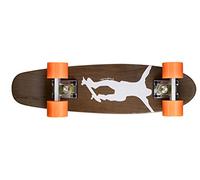 Ridge Skateboards Maple Mini Cruiser- NR1 Skateboard, Arancione
