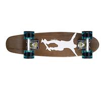 Ridge Skateboards Maple Mini Cruiser- NR1 Skateboard, Chiaro/Blu