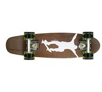 Ridge Skateboards Maple Mini Cruiser- NR1 Skateboard, Chiaro/Verde