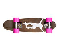 Ridge Skateboards Maple Mini Cruiser- NR1 Skateboard, Rosa