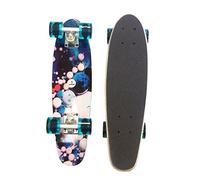 Ridge Skateboards Motif Stampato 22" Mini Maple Cruiser di Legno, completo