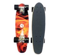 Ridge Skateboards Motif Stampato 22" Mini Maple Cruiser di Legno, completo