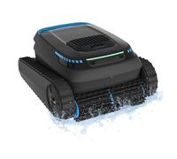 RidgeRover PC10 Robot Piscina Senza Fili, Navigazione Intelligente e Indietro Automatico, Robot Piscina Sfondo e Pareti Pulitore Anche Linea Acqua, 3 Motori Potenti, Robot Piscina Senza Fili con Bat