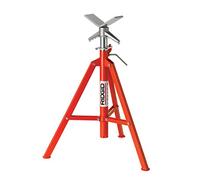 RIDGID 22168 Cavalletto per Tubi Alto Pieghevole con Supporto a V Modello VF-99, Cavalletto per Tubi da 300mm