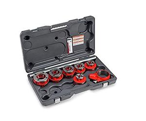 RIDGID 36475 Filiera manuale modello 12-R con cricchetto e impugnatura e set bussole da 1/2"-2"
