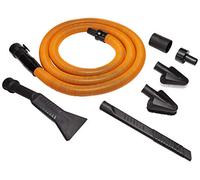 RIDGID VT2534, Kit di accessori per tubo di aspirazione per detailing auto da 7 pezzi per aspirapolvere RIDGID da 1 1/4”, colore: nero