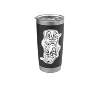 Ridi adesso Cry Later Chicano Tattoo Flash Bicchiere termico in acciaio inox doppia parete