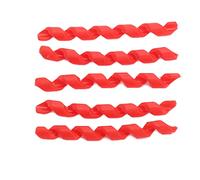 Riding Cable Protectors 5Pcs | TPR Elastic Rubber Spiral Design | Easy Install Brake Line Protectors for Mountain Rides/Road Rides/E - Rides | Scratch - Proof Wire Covers (Red)