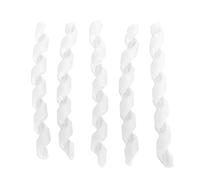 Riding Cable Protectors 5Pcs | TPR Elastic Rubber Spiral Design | Easy Install Brake Line Protectors for Mountain Rides/Road Rides/E - Rides | Scratch - Proof Wire Covers (White)