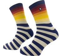 Riding Culture Rainbow LT, calzini unisex 40-43 EU male Bianco/Blu/Rosso/Giallo