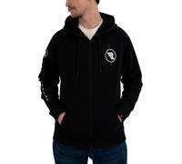 Riding Culture RC6009, felpa con zip XXL male Nero/Bianco