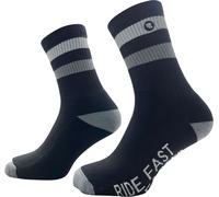 Riding Culture Ride Fast, calzini unisex 44-47 EU male Nero/Grigio Chiaro/Bianco