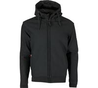 Riding Culture Felpa con cappuccio uomo Felpa da moto con cerniera nero, taglia S