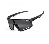 Riding glasses for outdoor hiking and road cyclingmen's and women's hiking goggles for strong light and sand protection(Black frame black gray film)