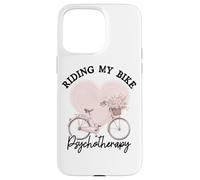 Riding My Bike Psicoterapia Cuore Stile Custodia per iPhone 15 Pro Max