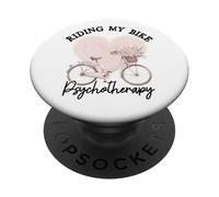 Riding My Bike Psicoterapia Cuore Stile PopSockets PopGrip Adesivo