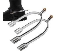 Riding Spurs - Gear Cromato In Lega Di Zinco | Strumento Di Cavallo In Rame Rotabile Da 7,6 Cm - Design Sicuro Fornisce Una Maneggevolezza Regolare E Per L'allenamento Dei O Le Lunghe