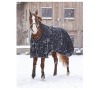 RIDING WORLD Coperta Oxford foderata in pile - Colori - Nero, Dimensioni coperte - 5.9