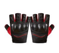 RidingGloves - Fingerless MotorcyclesGloves, Multifunctional Half Finger Aanti-Slip Protective Gear | Long Lasting Summer Woven Shell Sweat-ProofGloves for Cycling Rowing Outdoor Sports Adventure