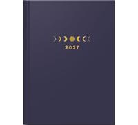 rido/idé 7013607017 Taschenkalender Premium Young Line Mini 2027 "Moon" A6, Papier