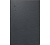 rido/idé 7016288906 | Taschenkalender Mod. Industrie II 2026 | A7, Leder, schwarz