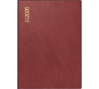 rido/idé 7018242296 | Taschenkalender Mod. Technik III 2026 | A6, Kunststoff, bordeaux