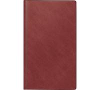 rido/idé 7025012296 | Buchkalender Mod. reise-merker 2026 | 102×172 mm, Kunststoff, weinrot
