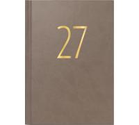 rido/idé 7028503017 Buchkalender Premium Young Line 2027 "Browny" A5, Kunstleder