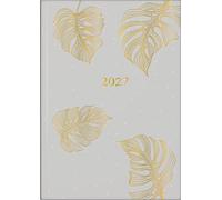 rido/idé 7028507037 Buchkalender Premium Young Line 2027 "Monstera" A5, Papier