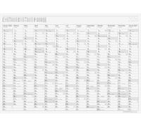 rido/idé 7033610006 | Plakatkalender Mod. young design PLUS 2026 abwischbar | 860×610 mm