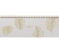 rido/idé 7036311027 Querterminbuch Premium Young Line 2027 "Monstera" 297×105 mm, Papier
