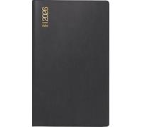 rido/idé 7046962906 | Taschenkalender Mod. M-Planer 2026 | A6, Kunststoff, schwarz