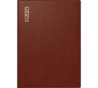 rido/idé Agenda giornaliera modello Technik II 2023, dimensioni foglio: 10 x 14 cm, bordeaux
