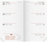 rido/idé Agenda settimanale di ricambio mod. 2026 | 87 × 153 mm, cartone bianco