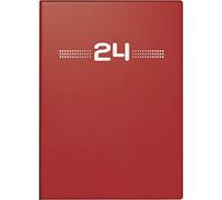 rido/idé Agenda settimanale modello perfect/tecnica I 2024 2 pagine = 1 settimana dimensione foglio 10 x 14 cm rosso