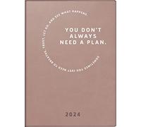 rido/idé Agenda settimanale "Motivation", modello Technical S 2024, 2 pagine = 1 settimana, dimensioni foglio: 10 x 14 cm, rosa antico