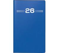 rido/idé Agenda tascabile mod. M-Planer 2026 | A6 plastica blu