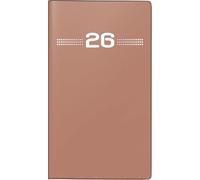 rido/idé Agenda tascabile mod. Miniplanner d 15 2026 | A6 plastica caramello