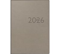 rido/idé Agenda tascabile mod. perfect/Technik I 2026 | A6 ecopelle grigio