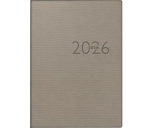 rido/idé Agenda tascabile mod. perfect/Technik I 2026 | A6 ecopelle grigio