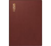 rido/idé Agenda tascabile mod. perfect/Technik I 2026 | A6, plastica, bordeaux