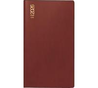 rido/idé Agenda tascabile mod. TM 15 2026 | A6, plastica, bordeaux