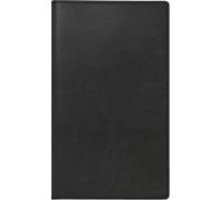 rido/idé Agenda tascabile modello Mini Agenda d 15 (2025), 2 pagine = 1 mese, A6, copertina in similpelle Prestige, nero