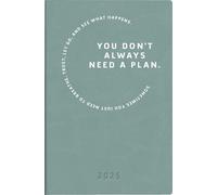 rido/idé Agenda tascabile modello partner/industriale I (2025) "Motivation", 2 pagine = 1 settimana, A7, 224 pagine, copertina in similpelle Trend, flessibile, antracite