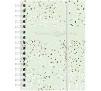 rido/idé Agenda tascabile modello perfect/Technical I (2025) "Confetti", 2 pagine = 1 settimana, A6, 160 pagine, copertina in PP, verde menta