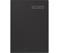 rido/idé Agenda tascabile modello Technik S (2025), 2 pagine = 1 settimana, A6, 144 pagine, copertina Balacron, nero