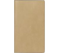 rido/idé Agenda tascabile modello TM 15 (2025), 1 pagina = 1 settimana, A6, 112 pagine, copertina in similpelle, marrone chiaro