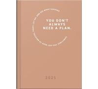 rido/idé Agenda tascabile Young Line Mini (2025) "Motivation", 2 pagine = 1 settimana, A6, 160 pagine, copertina grafica, sahara