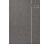 rido/idé Calendario a libro mod. Conform 2026 | A4 ecopelle grigio